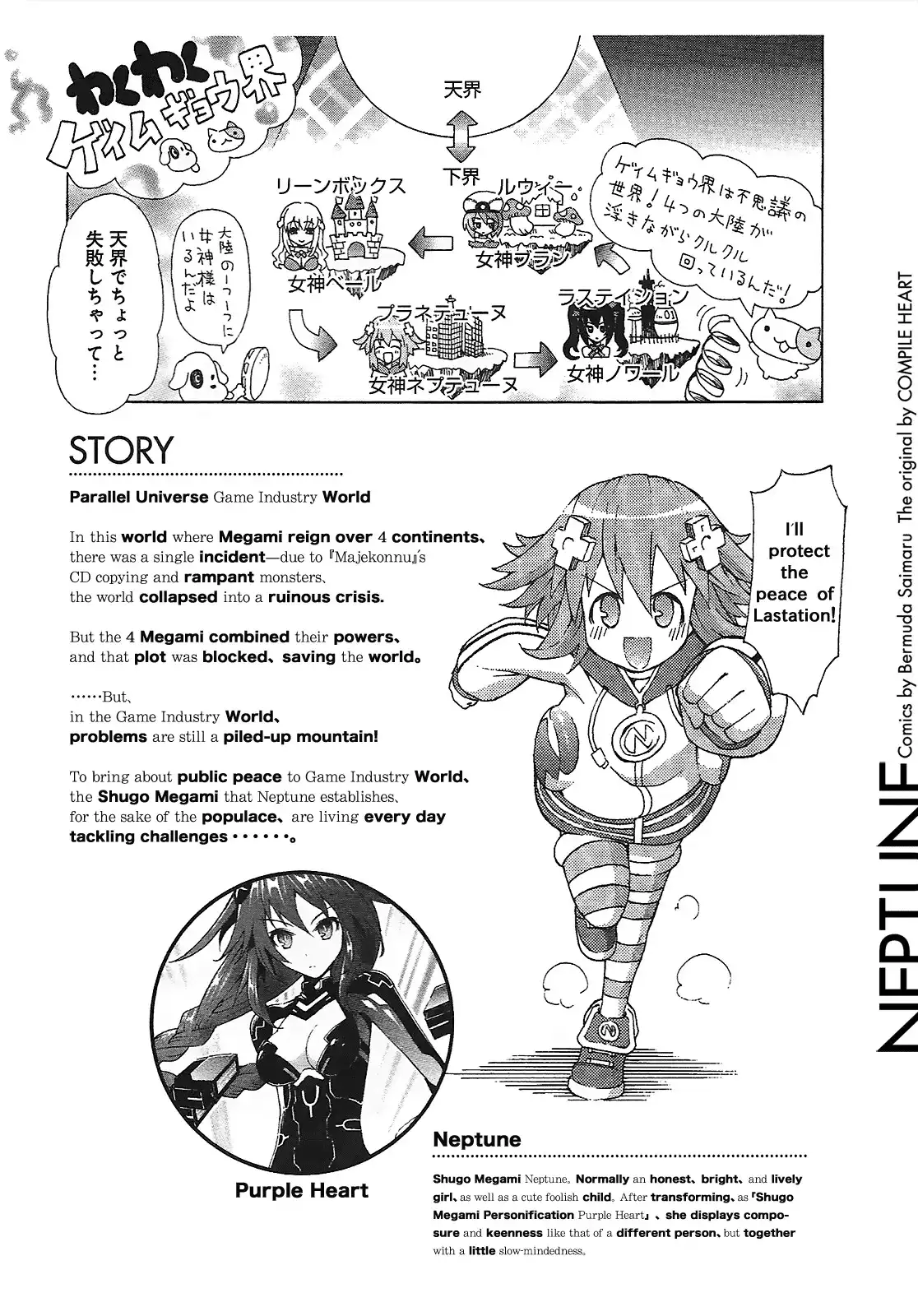 Hyperdimension Neptunia ~Megami Tsuushin~ Chapter 1 7